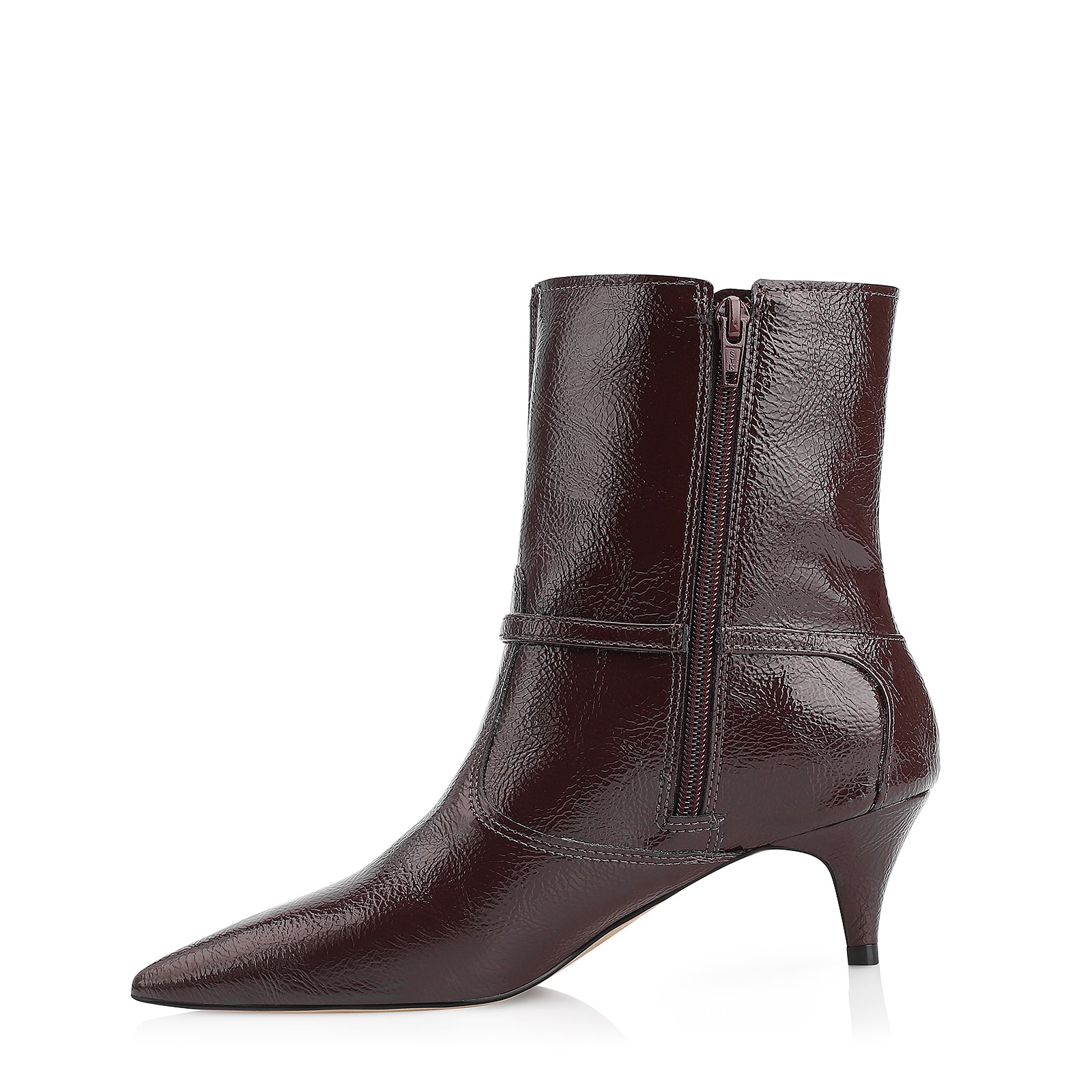 Bota Verniz Vinho Escuro
