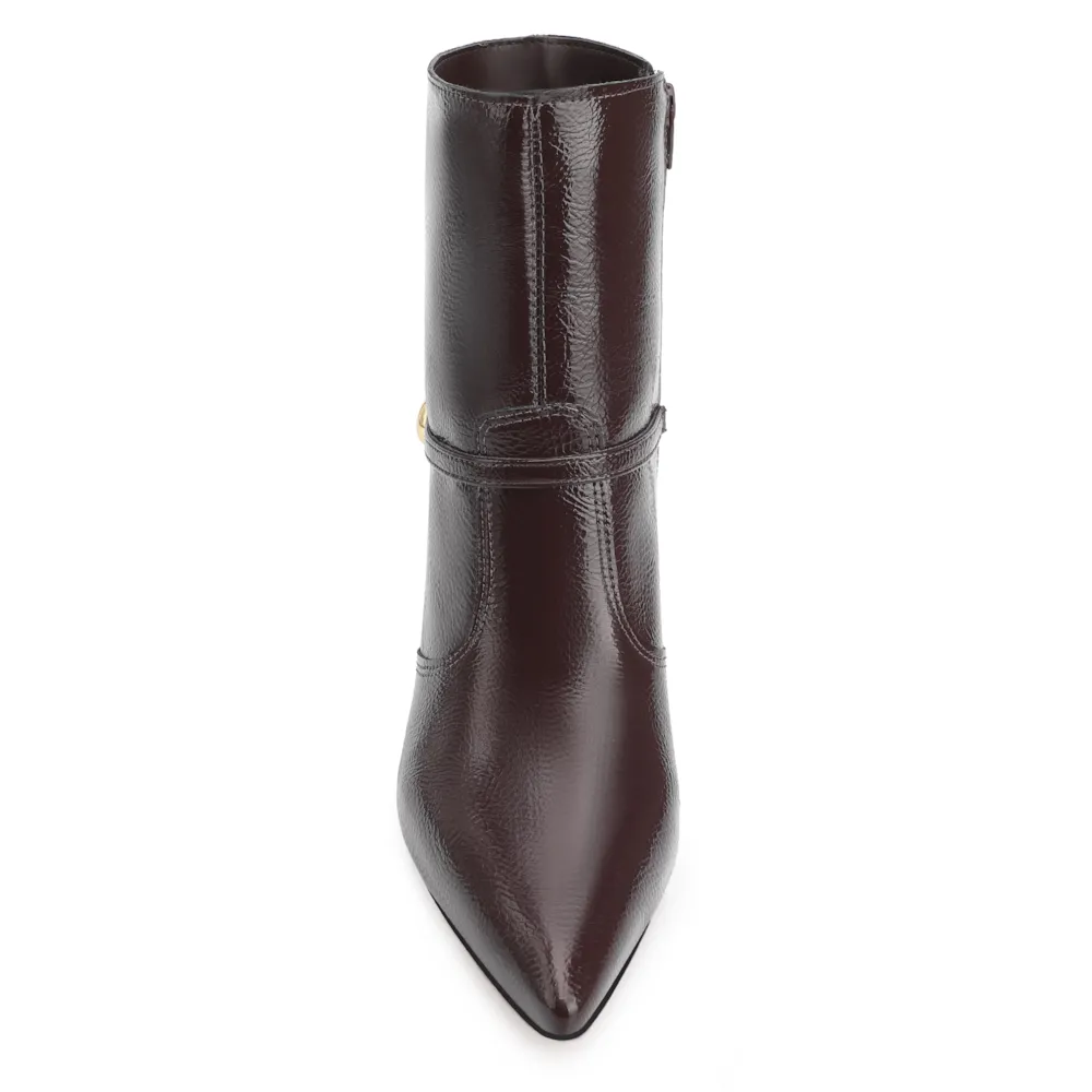 Bota Verniz Vinho Escuro - imagem 6