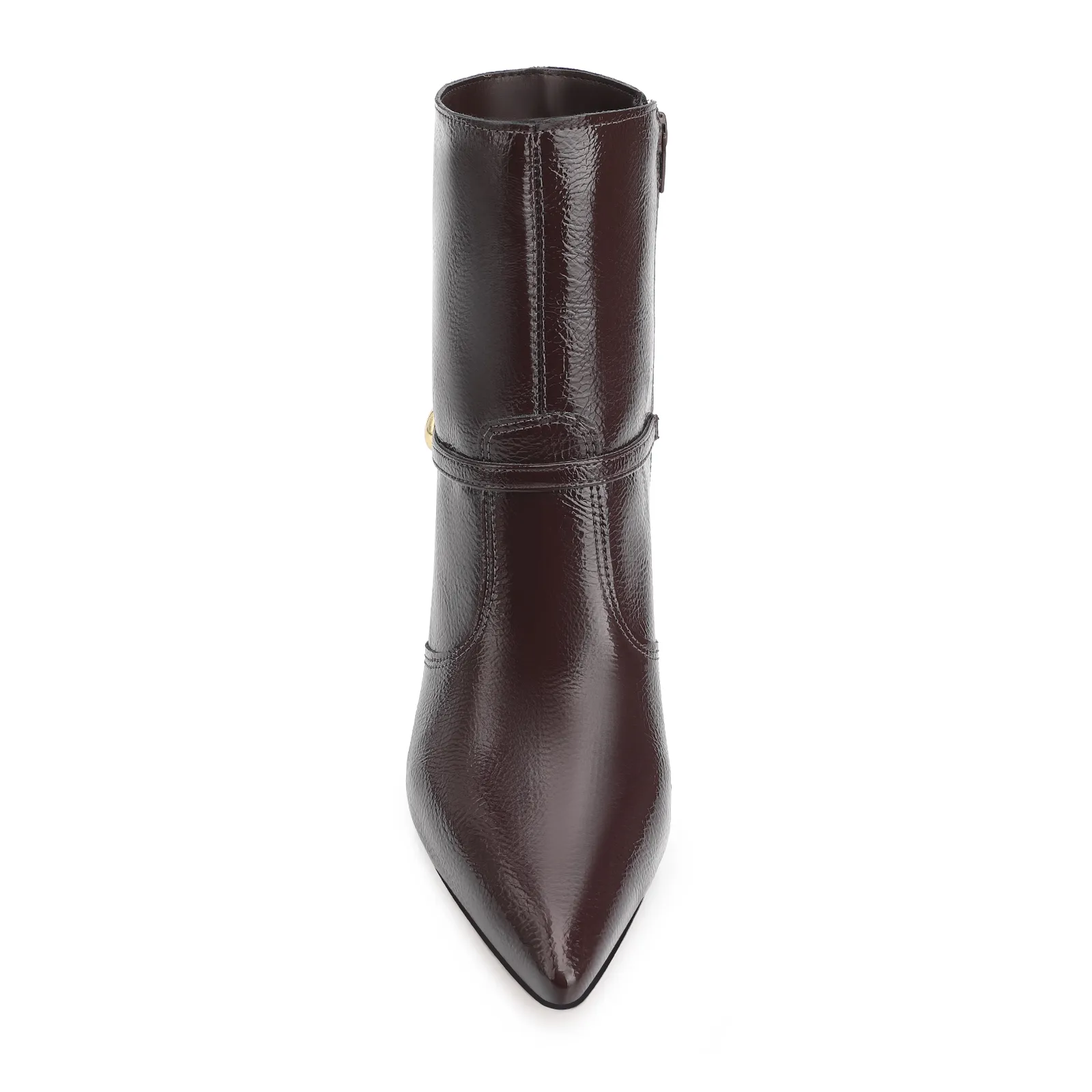 Bota Verniz Vinho Escuro