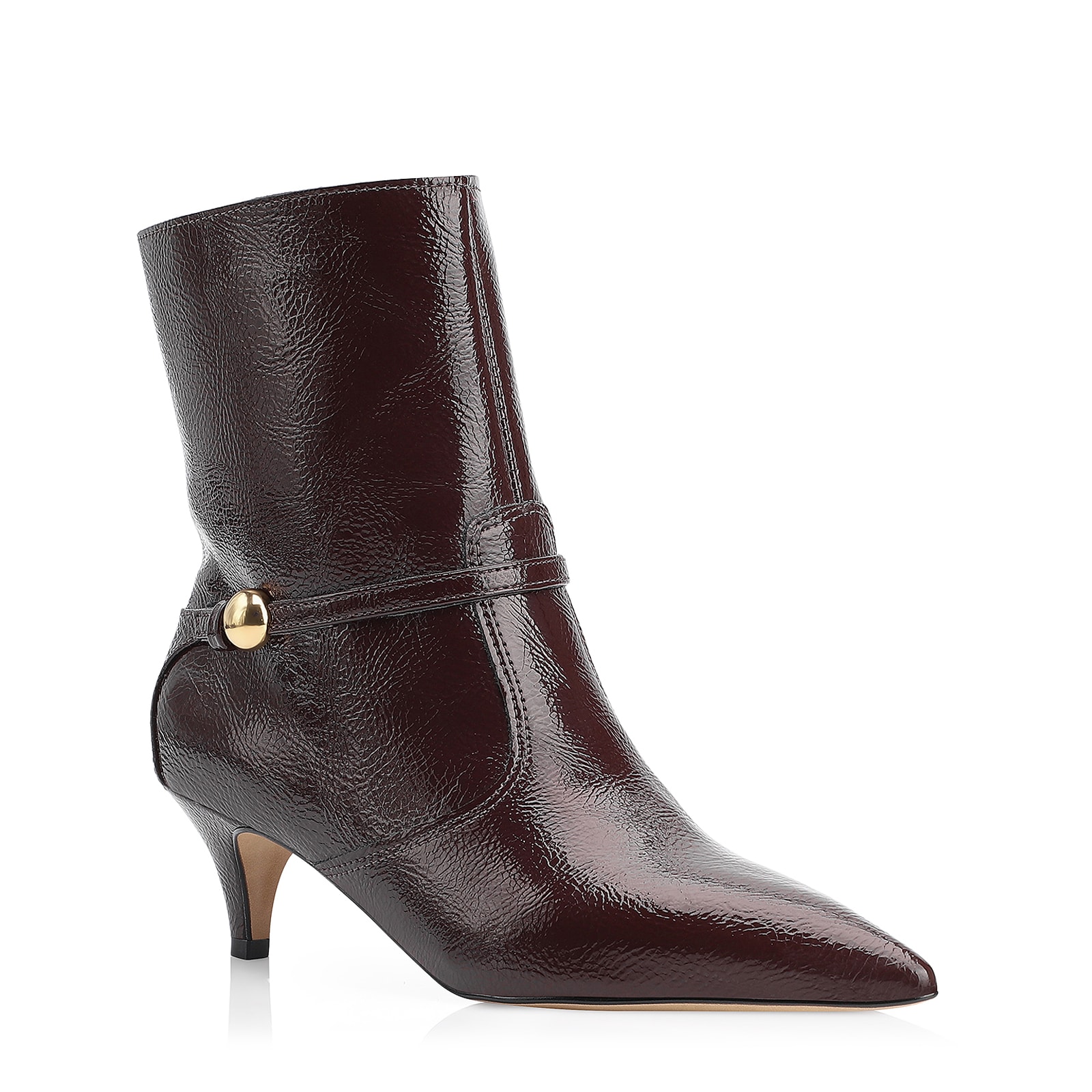 Bota Verniz Vinho Escuro