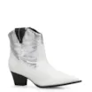 Bota Western Couro Branco/Prata - imagem 1