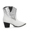 Bota Western Couro Branco/Prata - imagem 4