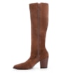 Bota Western Couro Camurça Marrom - imagem 5