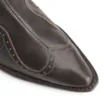 Bota Western Couro Estonado Marrom - imagem 7