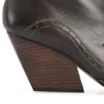 Bota Western Couro Estonado Marrom - imagem 8