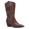 Bota Western Couro Marrom - imagem 1