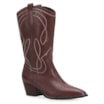 Bota Western Couro Marrom - imagem 1