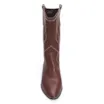Bota Western Couro Marrom - imagem 6