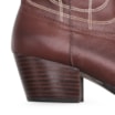 Bota Western Couro Marrom - imagem 8