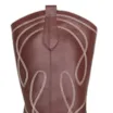 Bota Western Couro Marrom - imagem 9