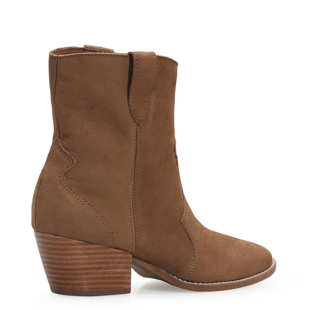 Bota Western Couro Marrom - imagem 4