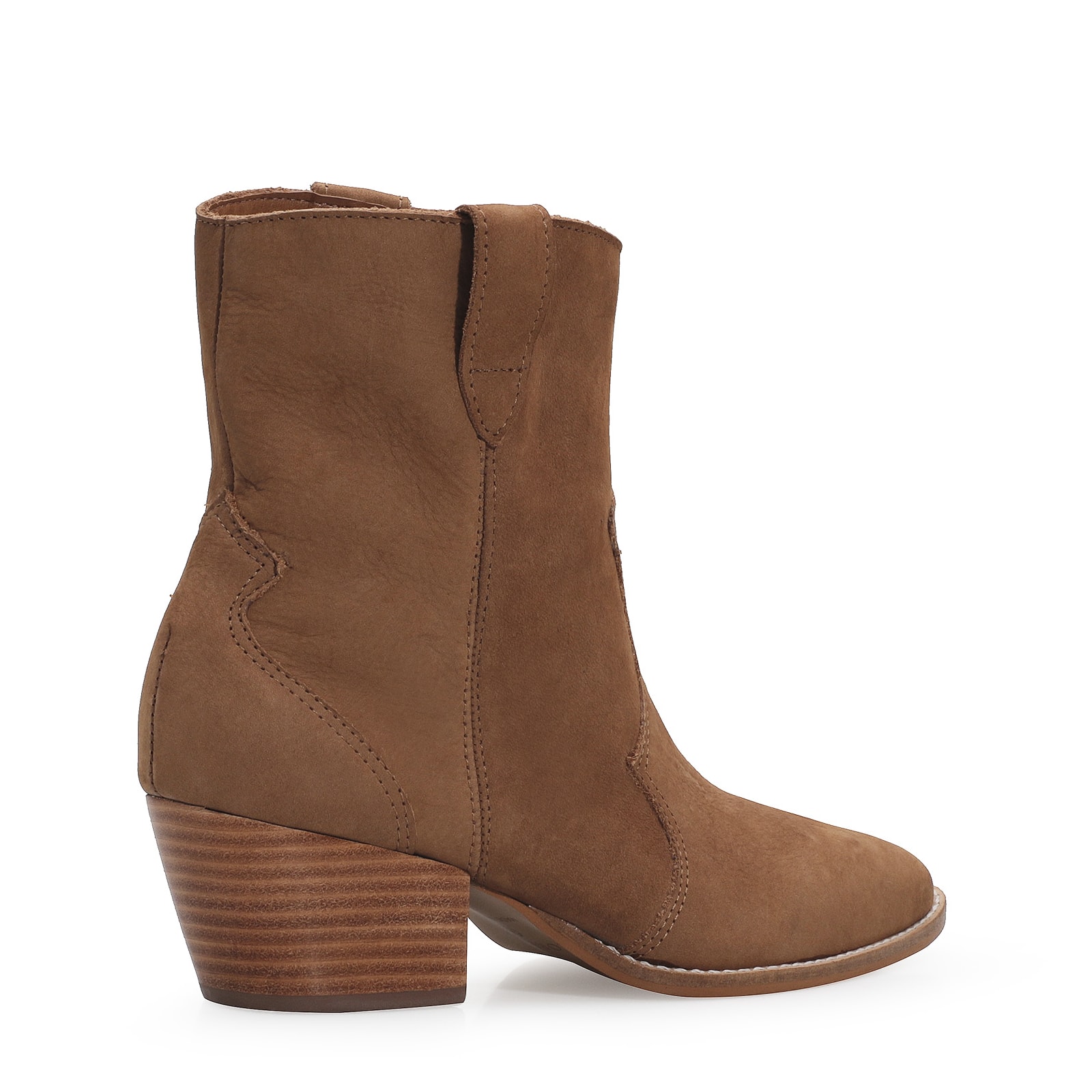 Bota Western Couro Marrom