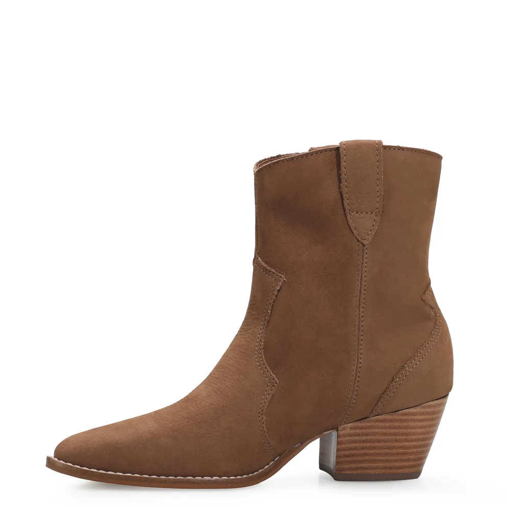 Bota Western Couro Marrom - imagem 5