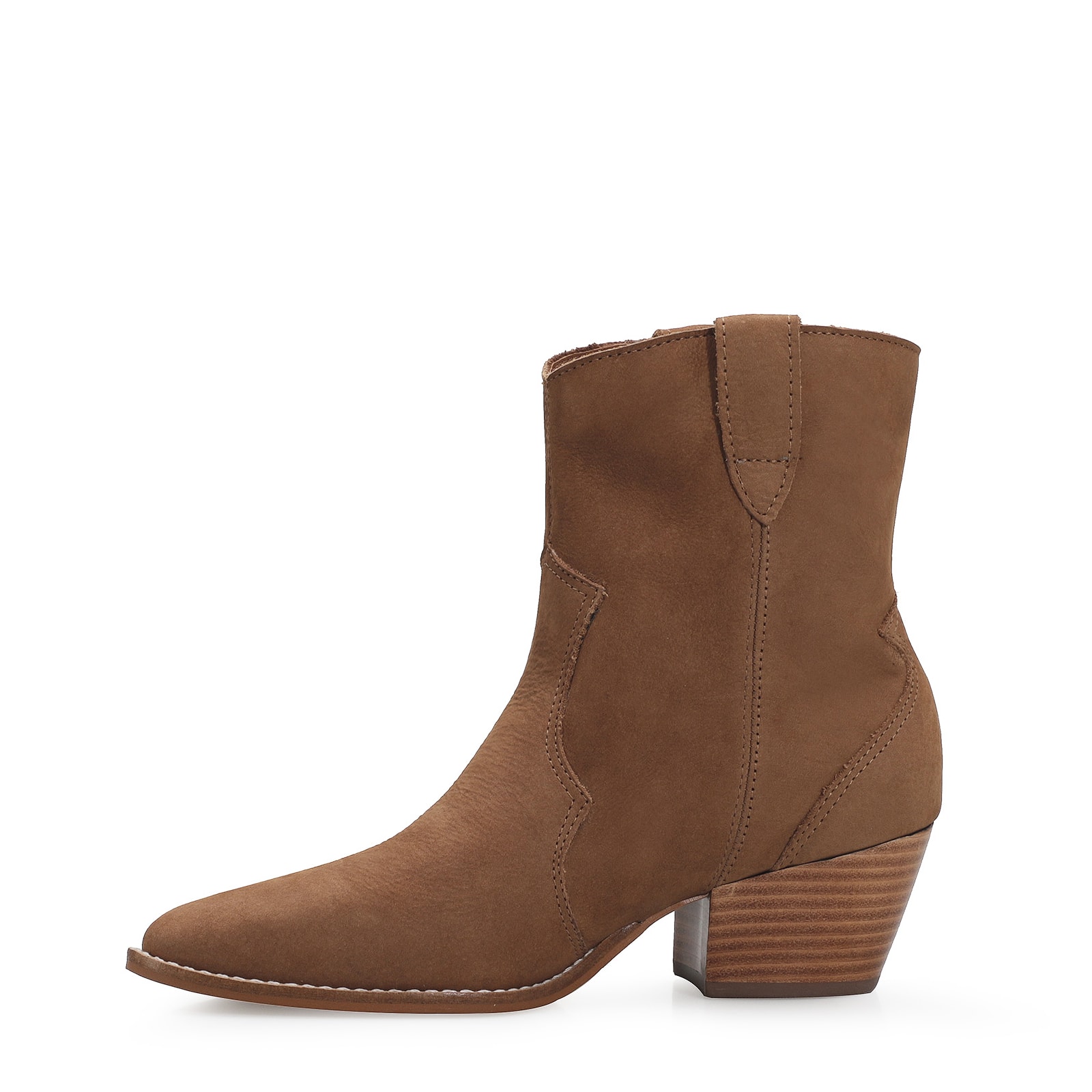 Bota Western Couro Marrom