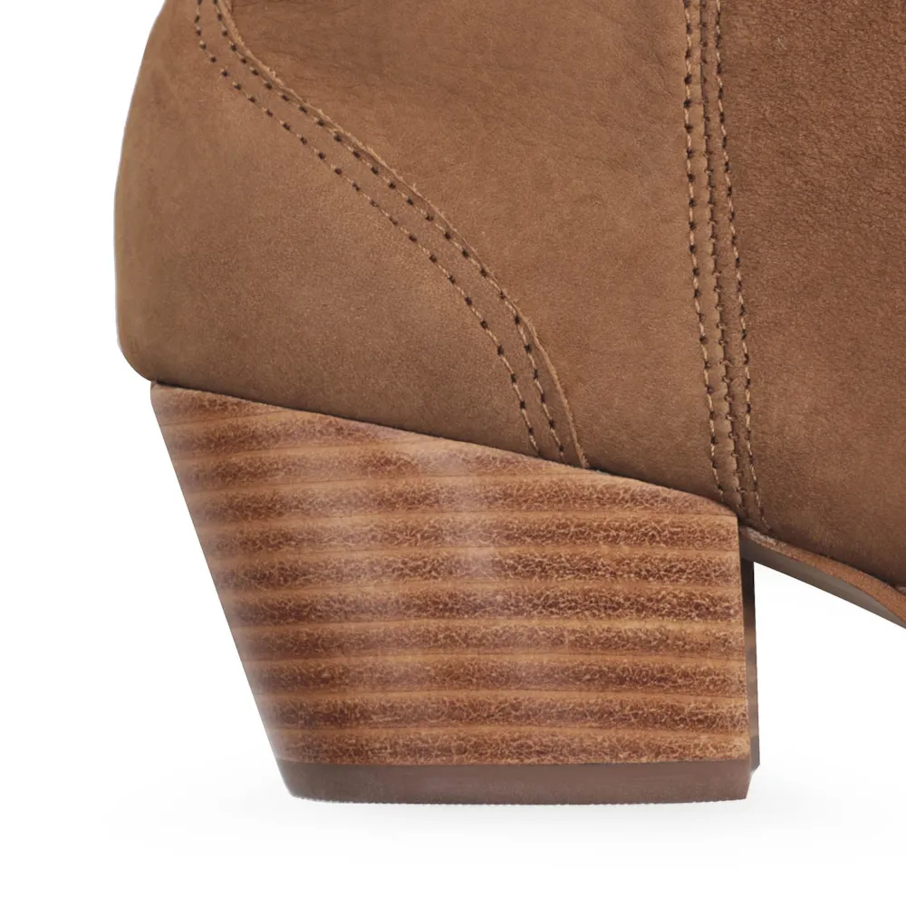 Bota Western Couro Marrom - imagem 8