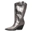 Bota Western Couro Prata - imagem 5