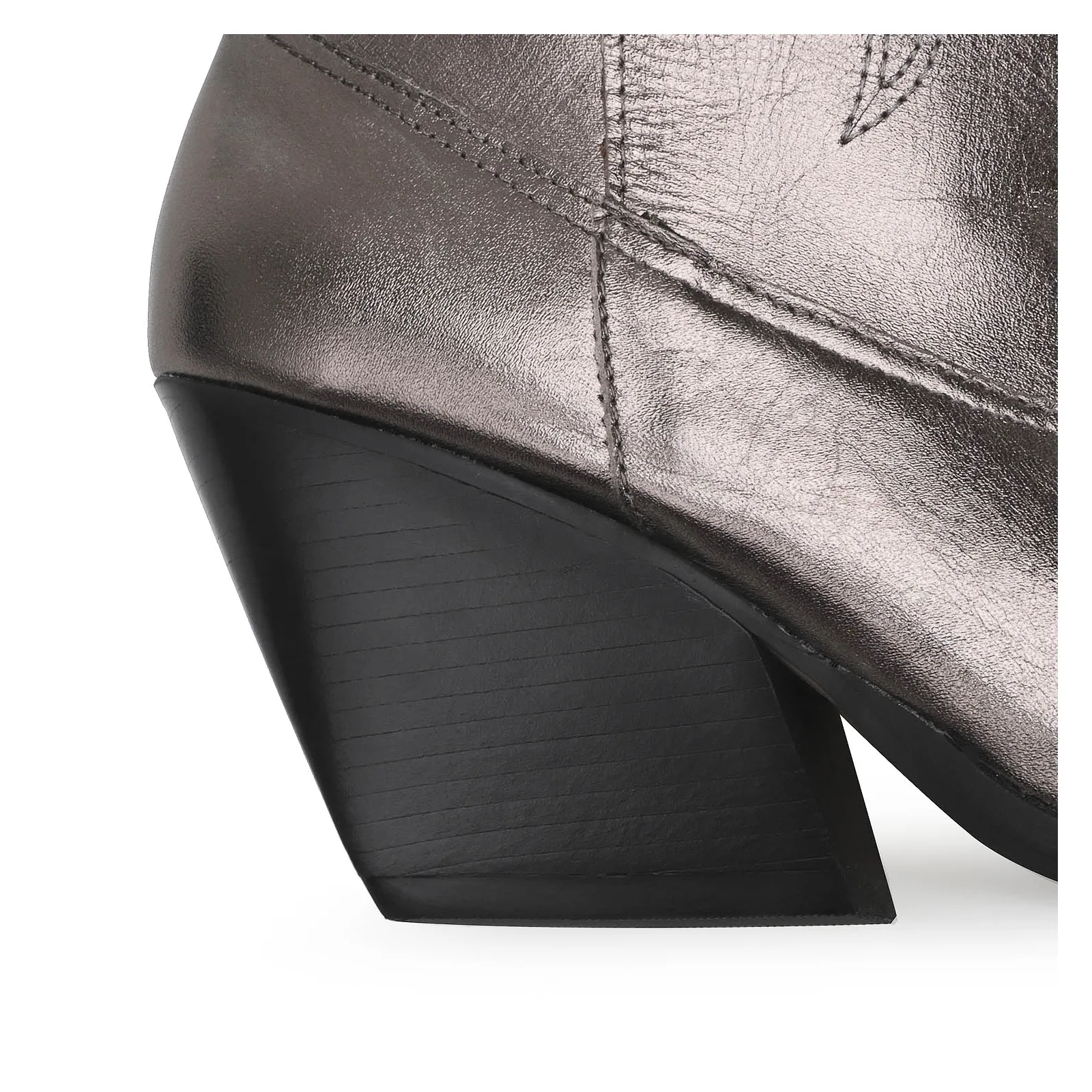 Bota Western Couro Prata
