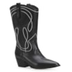 Bota Western Couro Preto - imagem 1