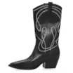 Bota Western Couro Preto - imagem 5