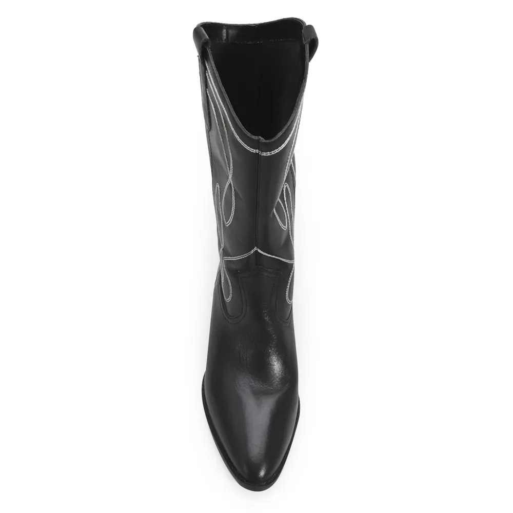 Bota Western Couro Preto - imagem 6