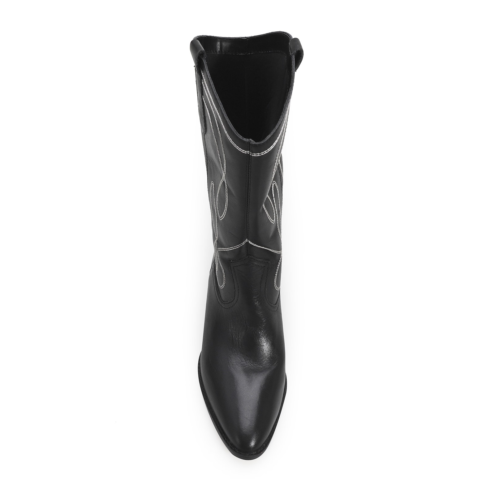 Bota Western Couro Preto