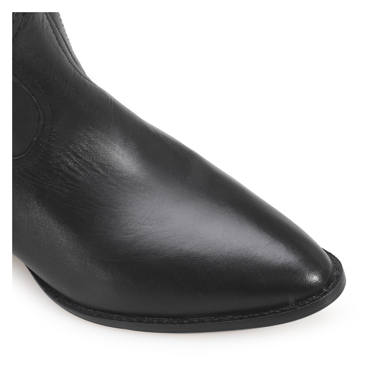 Bota Western Couro Preto
