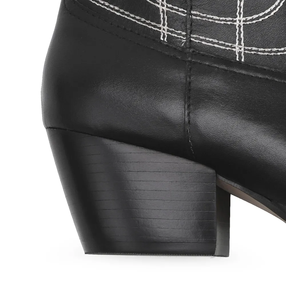 Bota Western Couro Preto - imagem 8