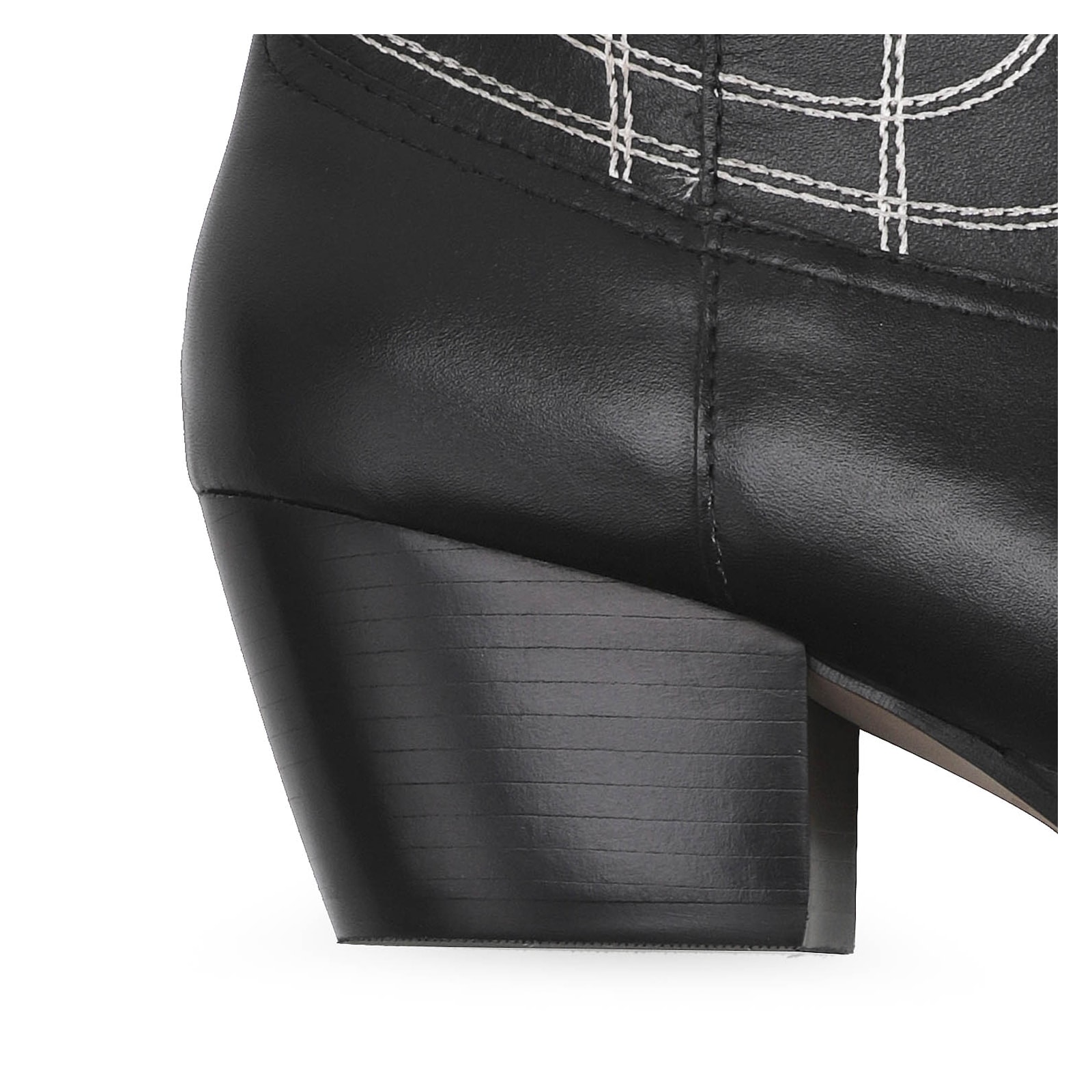 Bota Western Couro Preto
