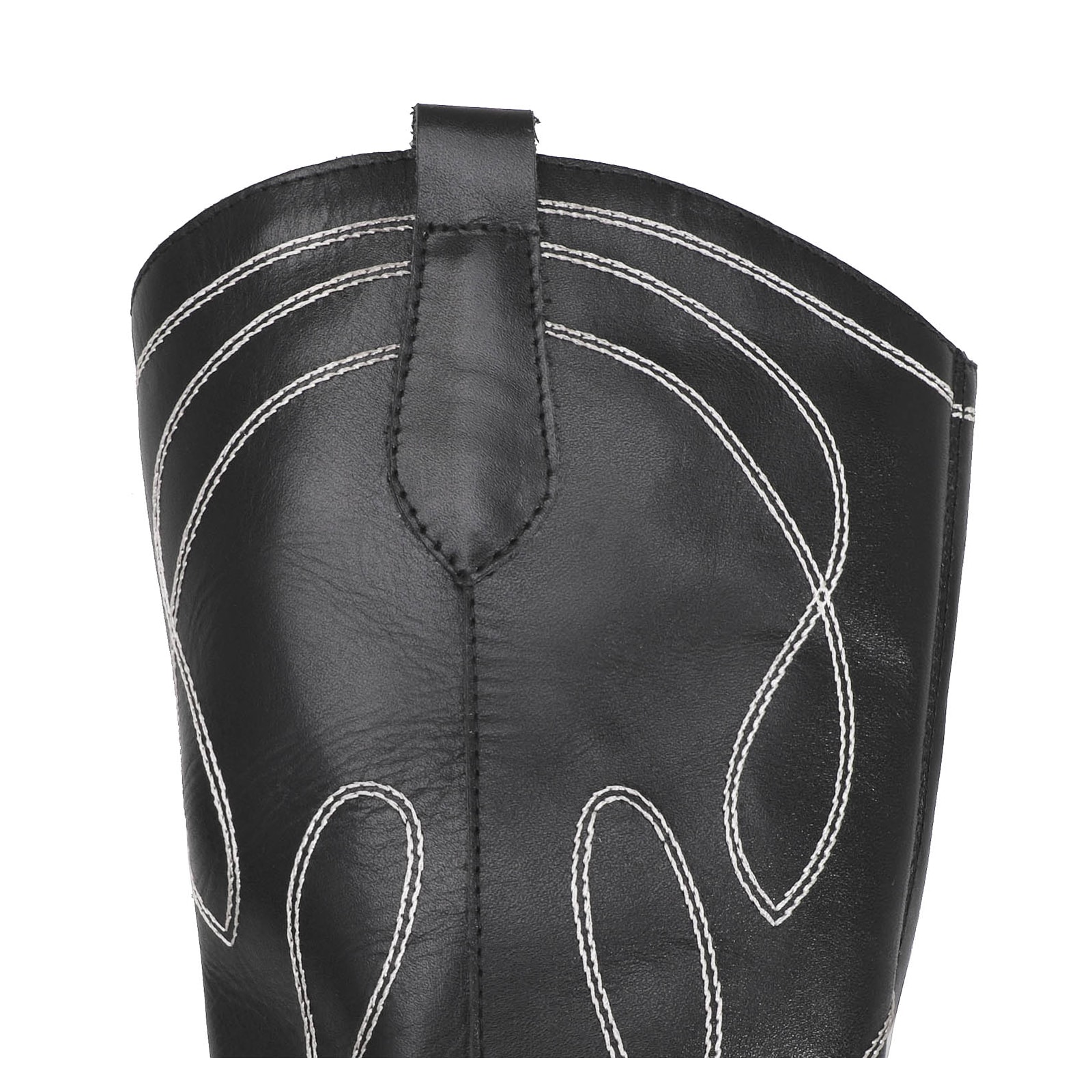 Bota Western Couro Preto