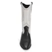 Bota Western Couro Preto/Off White - imagem 6