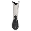 Bota Western Couro Preto/Off White - imagem 6