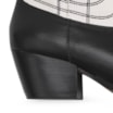 Bota Western Couro Preto/Off White - imagem 7
