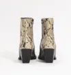 Bota Western Couro Python/Prata - imagem 7