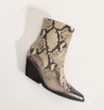 Bota Western Couro Python/Prata - imagem 9