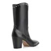 Bota Western Rebites Couro Preto - imagem 3