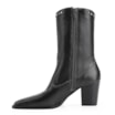Bota Western Rebites Couro Preto - imagem 4