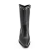 Bota Western Rebites Couro Preto - imagem 5