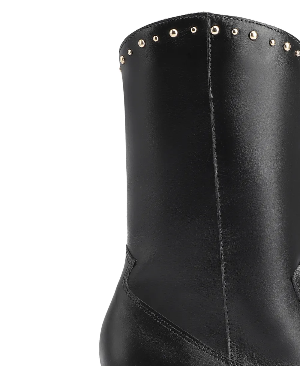Bota Western Rebites Couro Preto - imagem 8