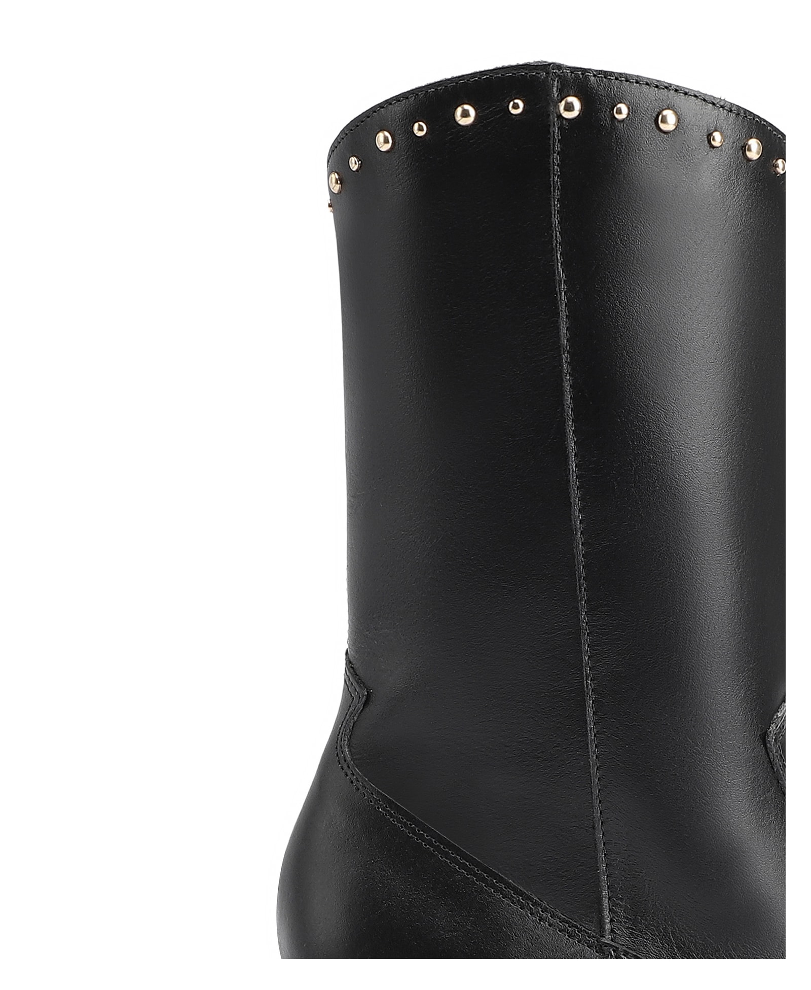 Bota Western Rebites Couro Preto
