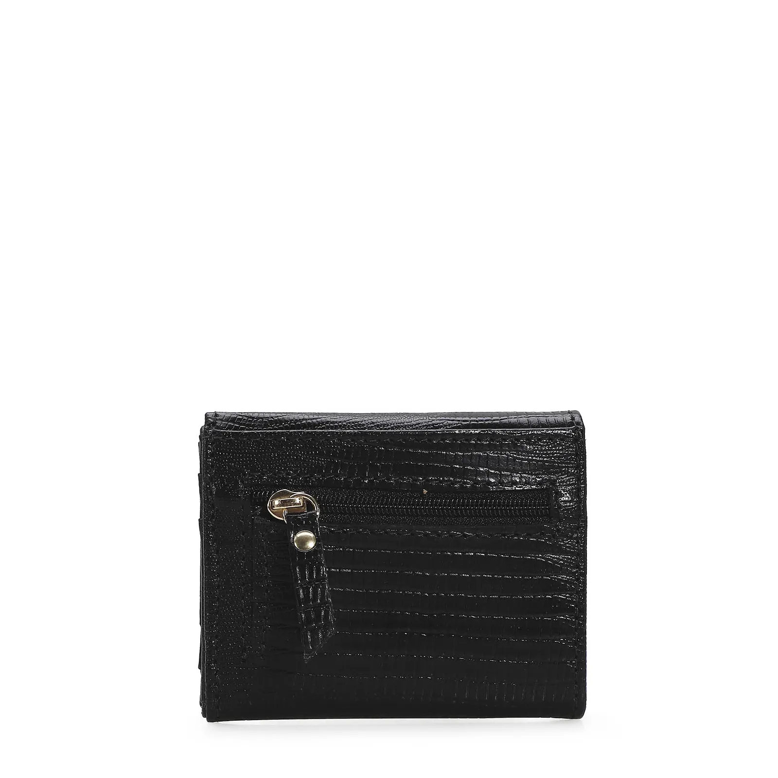 Carteira Couro Lezard Preto