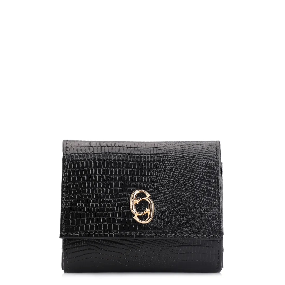 Carteira Couro Lezard Preto