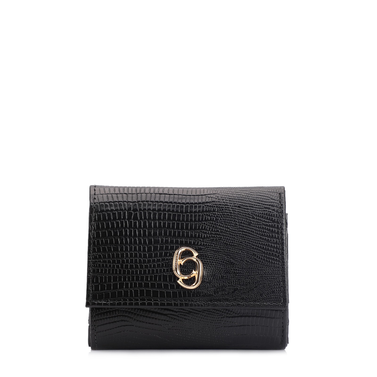 Carteira Couro Lezard Preto