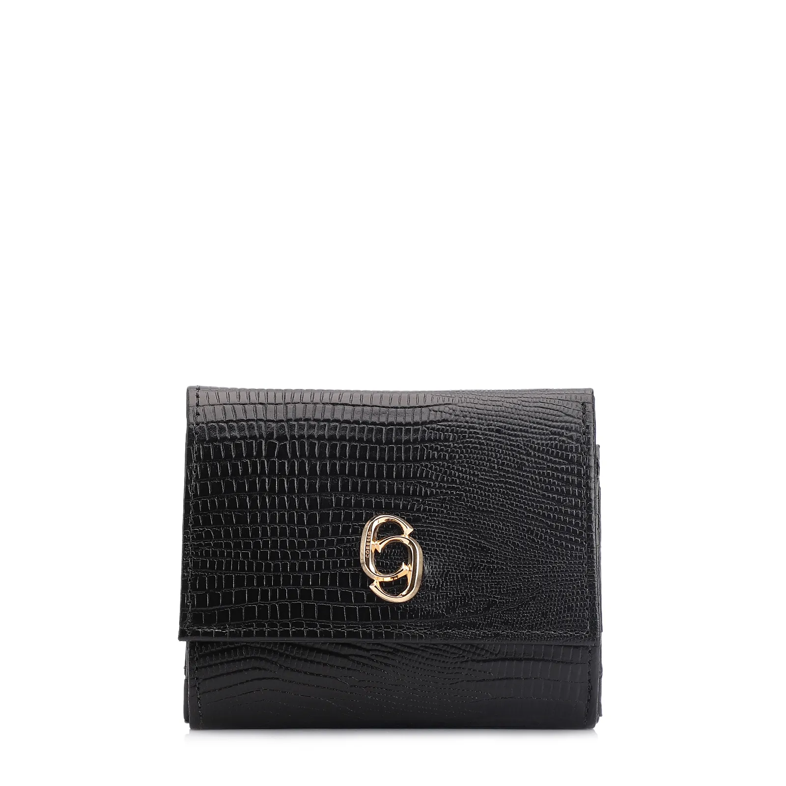 Carteira Couro Lezard Preto
