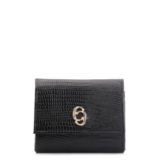 Couro Lezard Preto