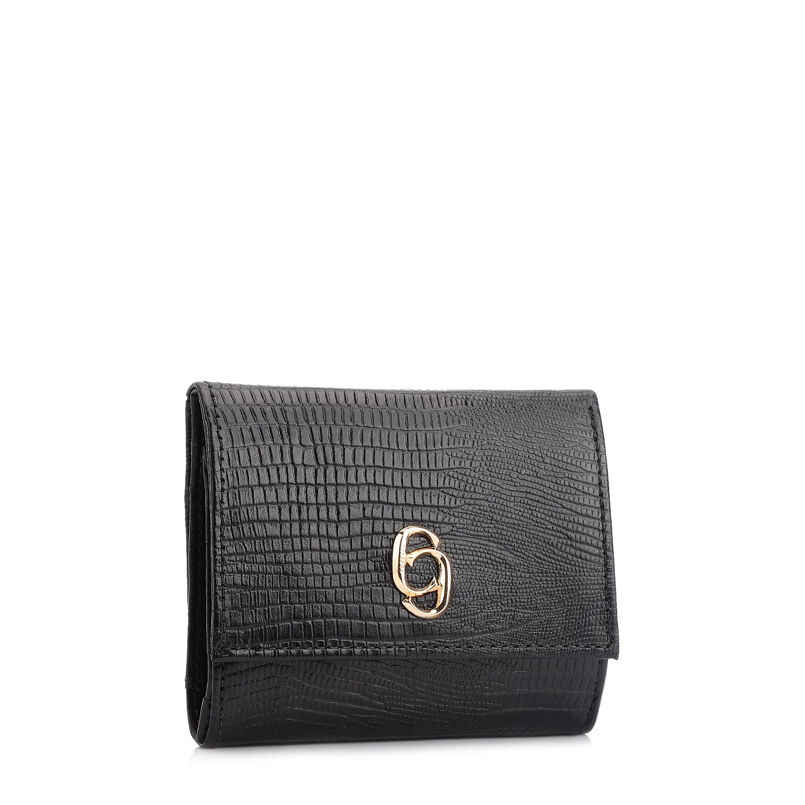 Carteira Couro Lezard Preto