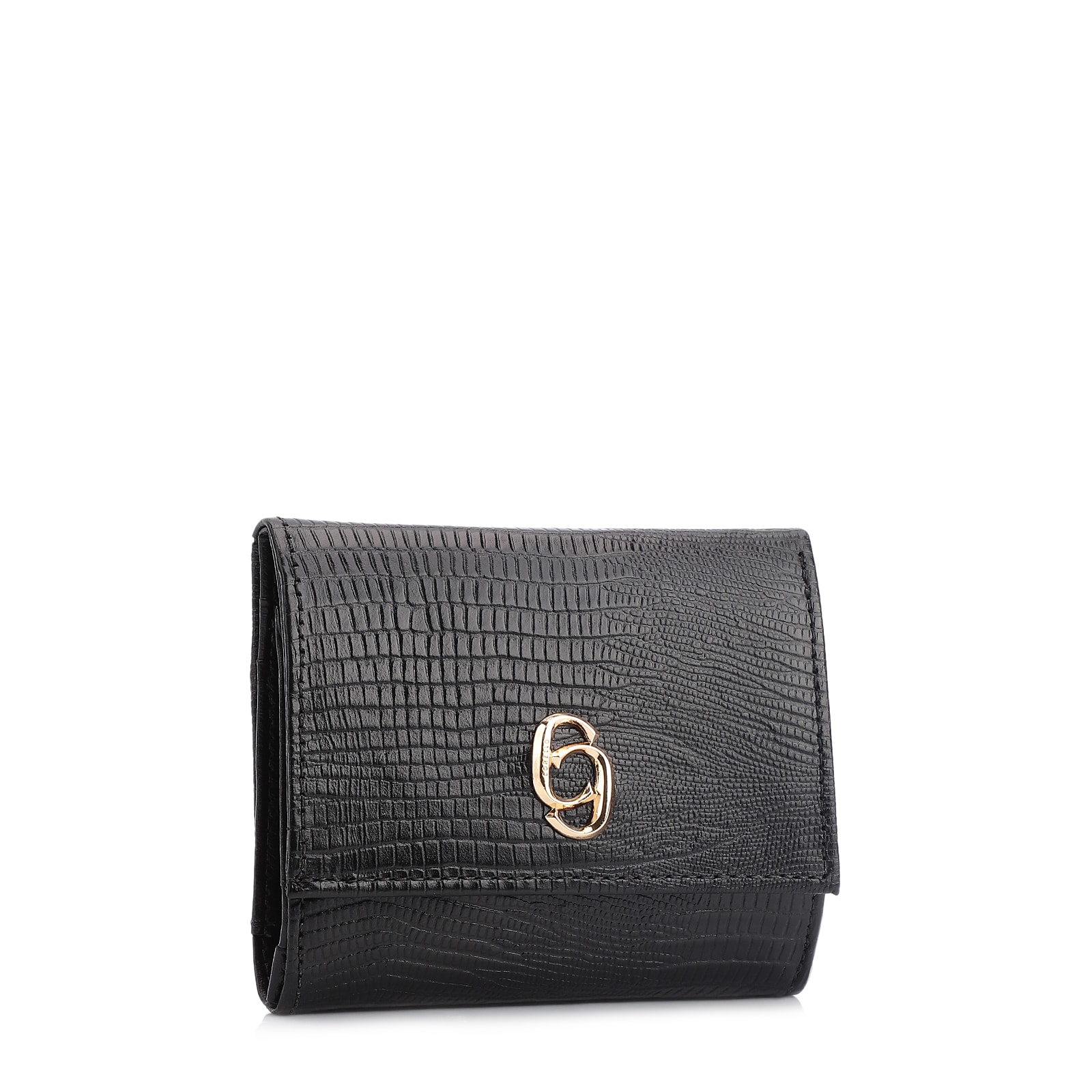 Carteira Couro Lezard Preto