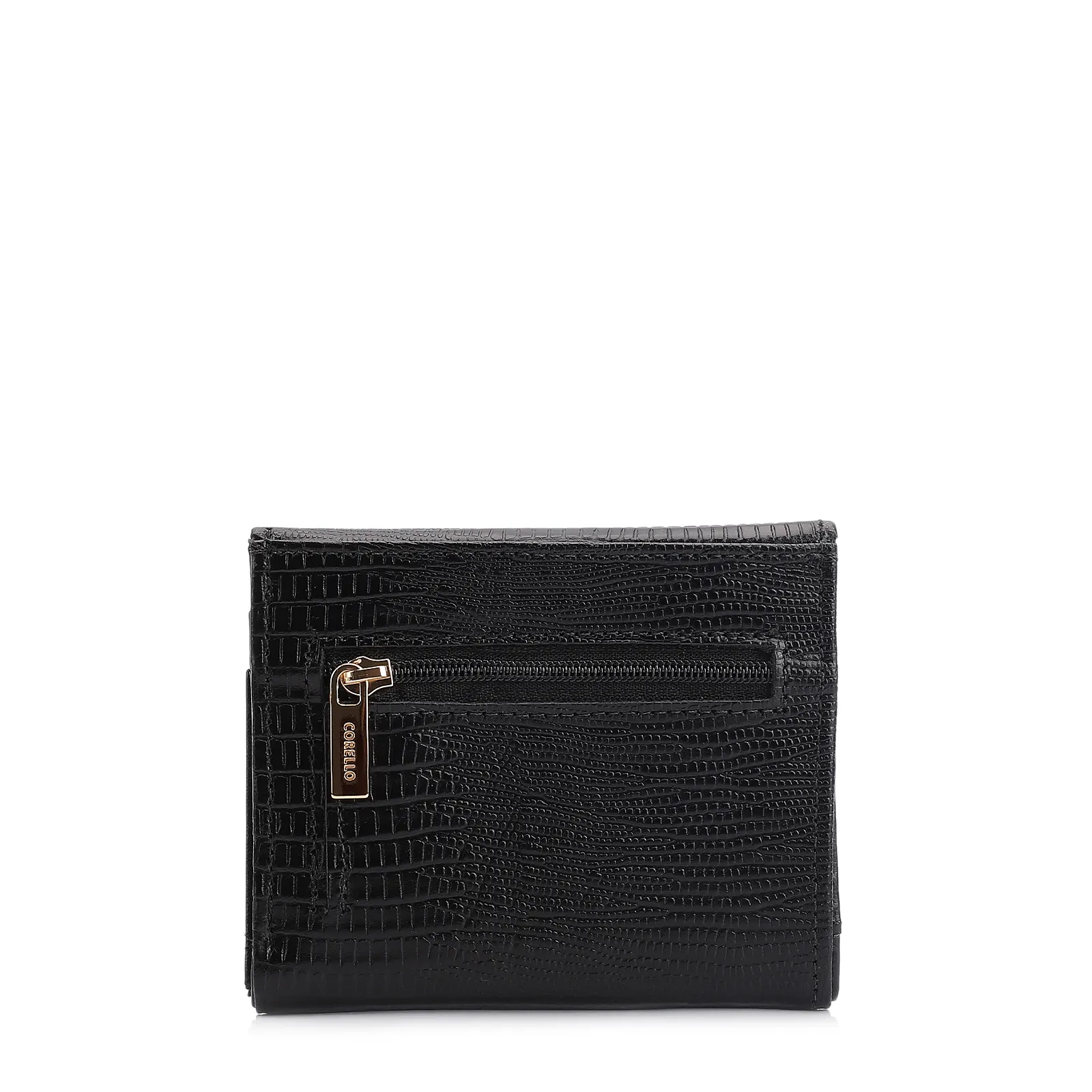 Carteira Couro Lezard Preto