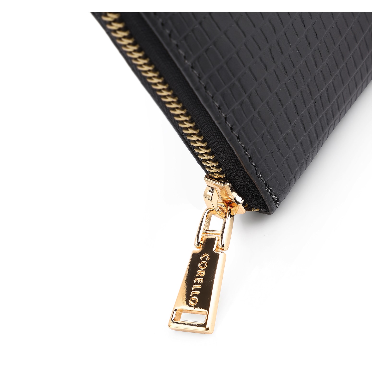 Carteira Couro Lezard Preto