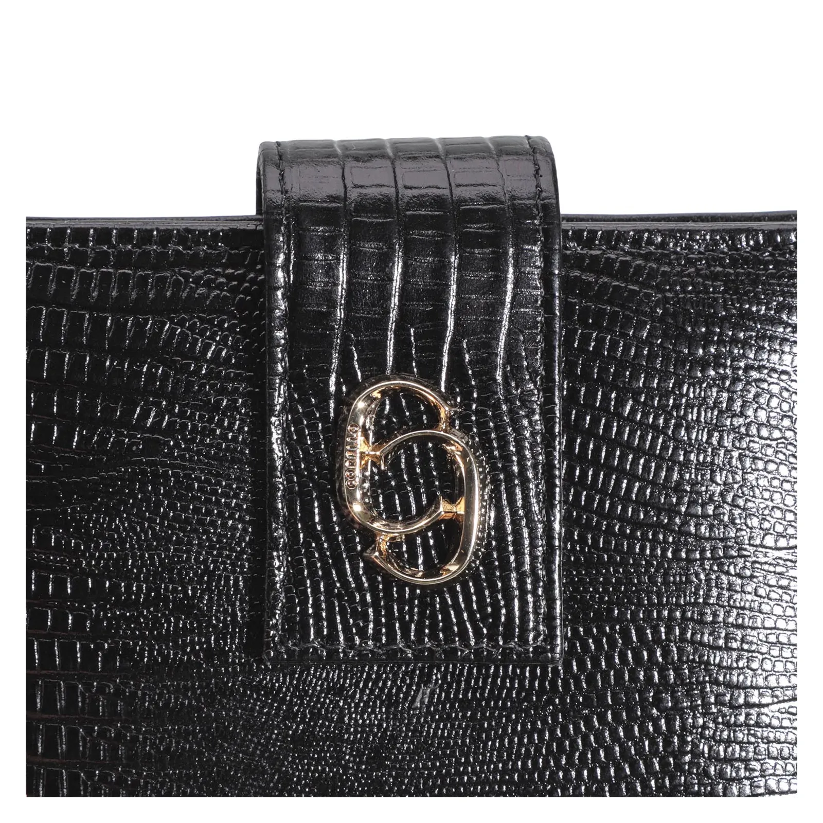 Carteira Couro Lezard Preto