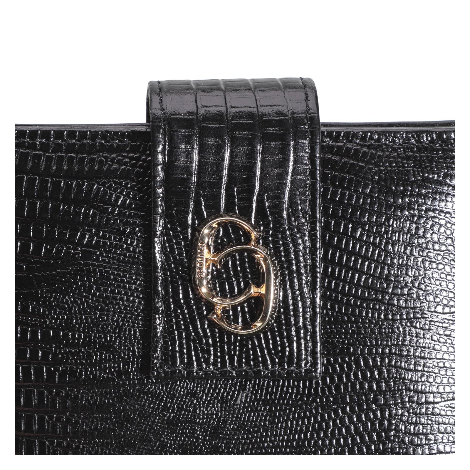 Carteira Couro Lezard Preto